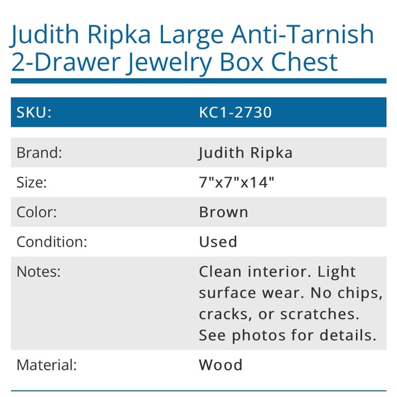 Judith Ripka Beautiful Jewelry Case 💞 - Picture 6 of 6